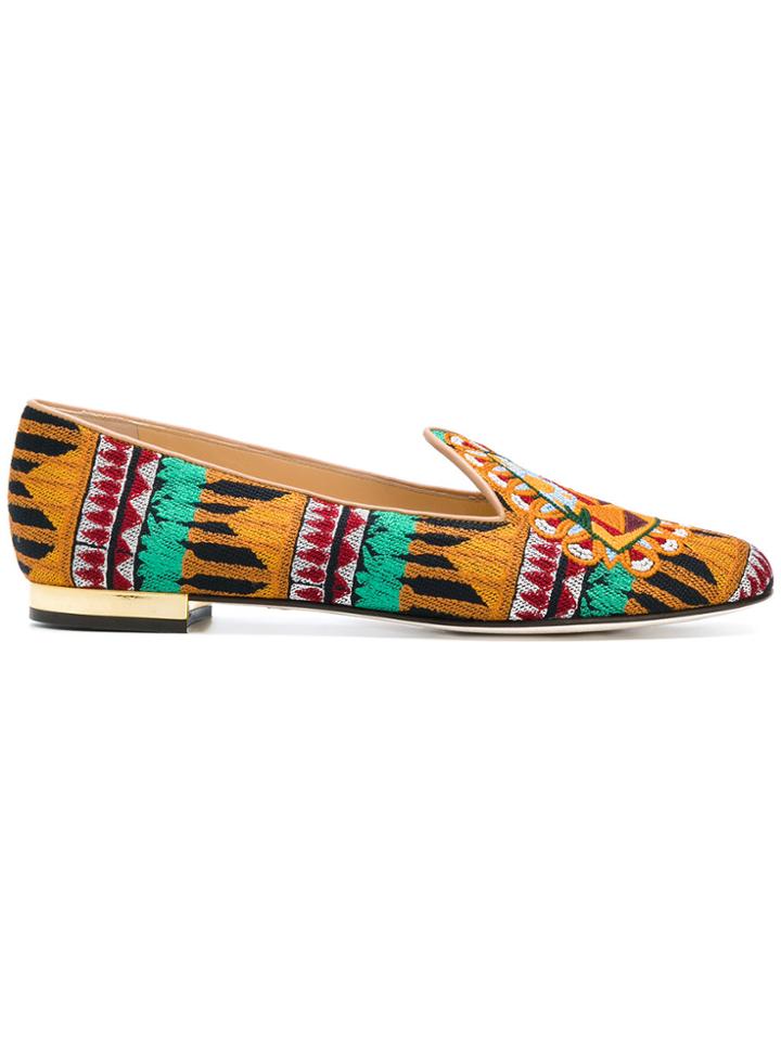 Charlotte Olympia Pyramid Slippers - Multicolour
