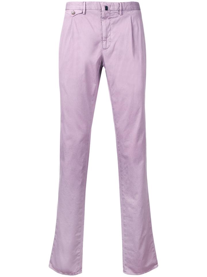 Incotex Tailored Trousers - Pink & Purple