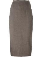 Rick Owens Midi Pencil Skirt