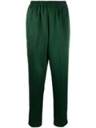 Gianluca Capannolo Cropped Textured Trousers - Green