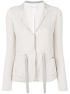 Fabiana Filippi Ribbed Blazer - Nude & Neutrals