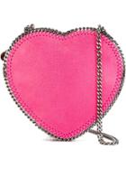 Stella Mccartney 'falabella' Heart Crossbody Bag, Women's, Pink/purple