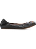 Lanvin Embellished Ballerinas
