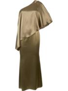 Zac Zac Posen 'isabella' Gown, Women's, Size: 12, Green, Polyester/triacetate