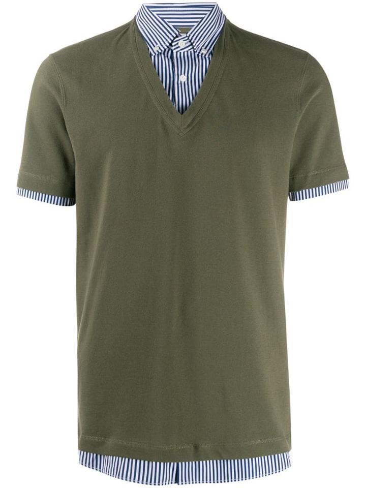 Brunello Cucinelli Two-in-one Polo Shirt - Green