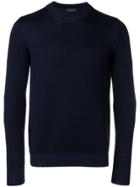 Roberto Collina Chunky Knit Jumper - Blue