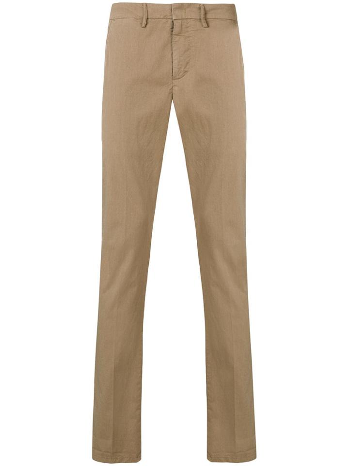 Dondup Slim-fit Tailored Trousers - Neutrals