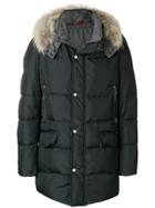 Baldinini Hooded Padded Coat - Black