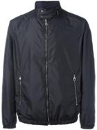 Salvatore Ferragamo Band Collar Double-sided Jacket - Blue