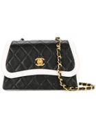 Chanel Pre-owned Quilted Chain Shoulder Bag - Black