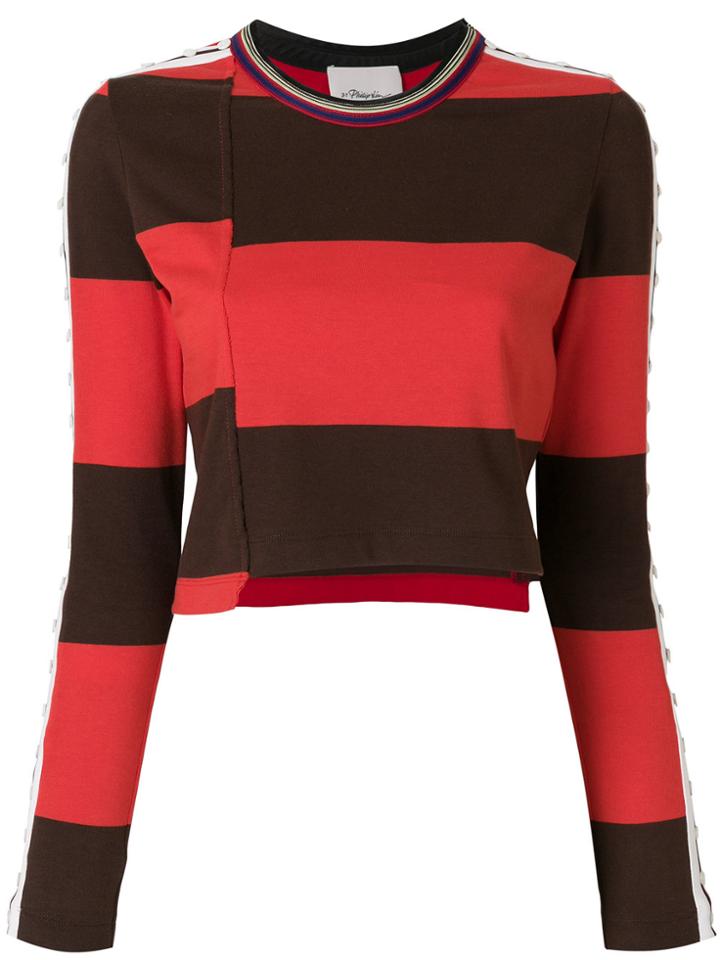 3.1 Phillip Lim Cropped Top - Brown
