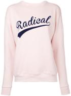 Être Cécile - Slogan Sweatshirt - Women - Cotton - L, Women's, Pink/purple, Cotton