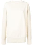 Helmut Lang Knit Sleeves Sweatshirt - Neutrals