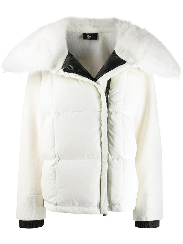 Moncler Grenoble Wide Lapel Jacket - White