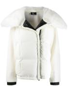 Moncler Grenoble Wide Lapel Jacket - White