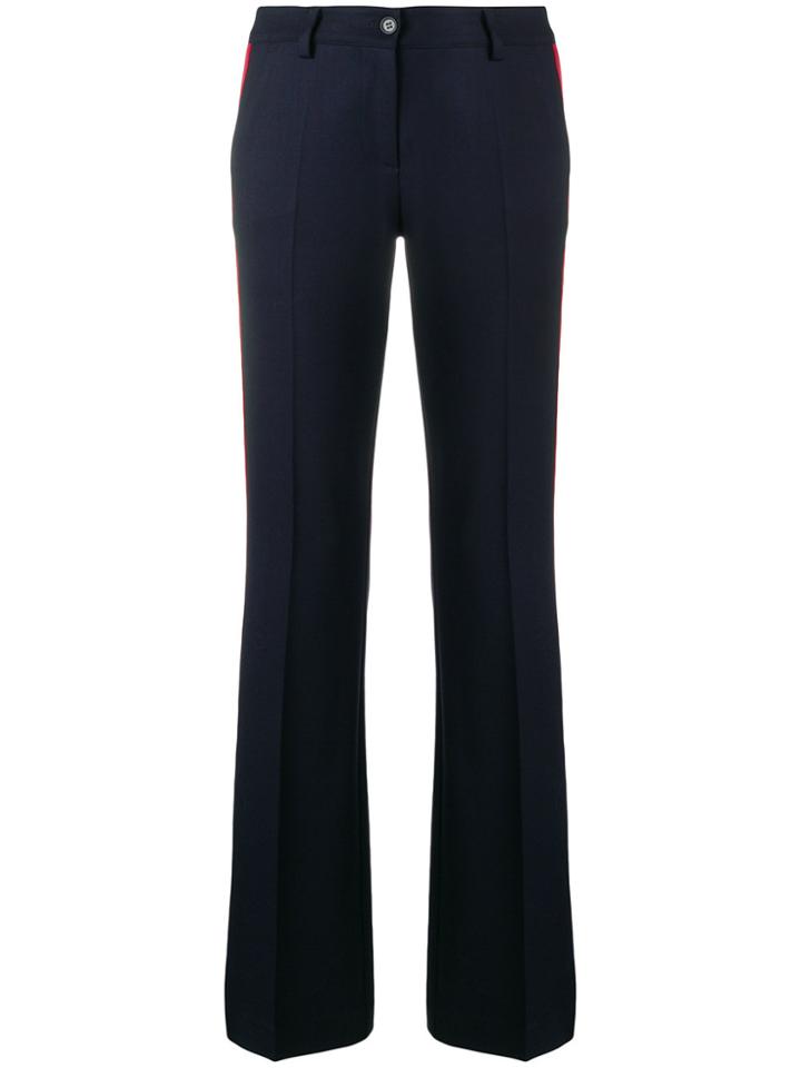 P.a.r.o.s.h. Side Stripe Flared Trousers - Blue