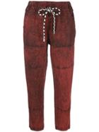 Proenza Schouler Washed Drawstring Trousers - Red