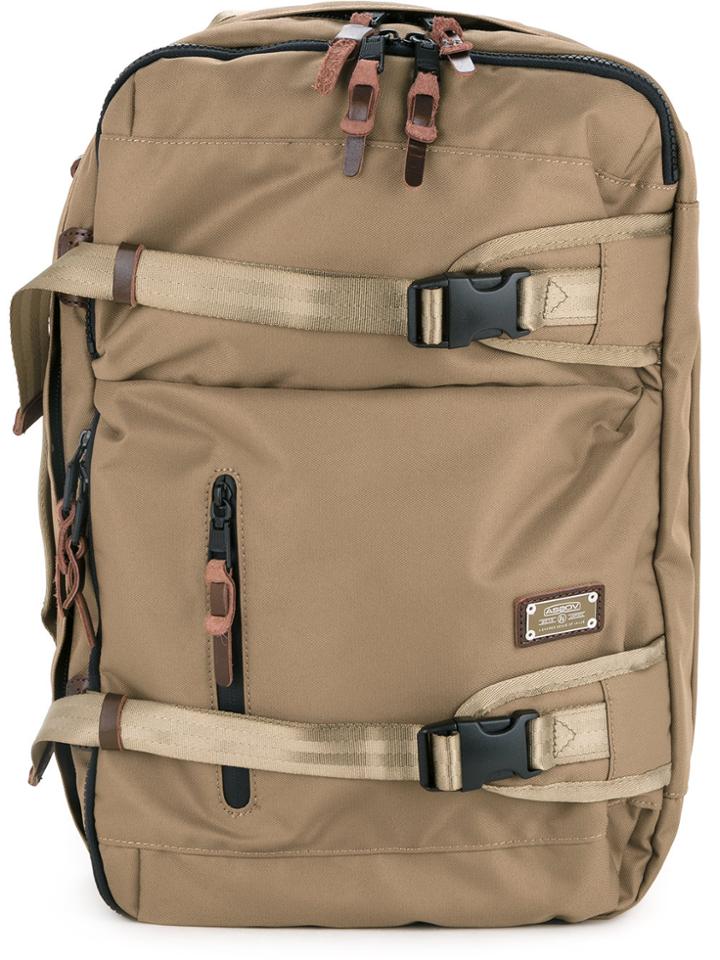 As2ov Small Cordura Dobby 305d 3way Bag - Brown