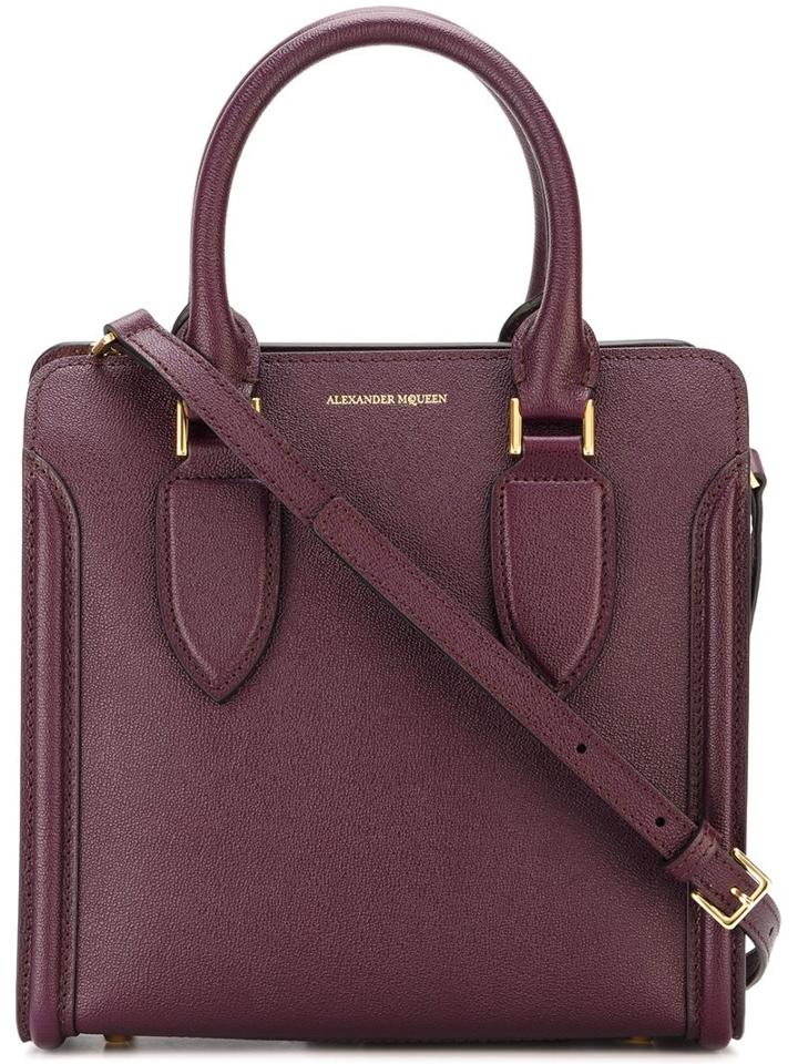Alexander Mcqueen 'heroine' Tote, Women's, Pink/purple