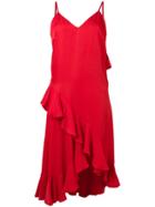 Kenzo Ruffled Dress - Red