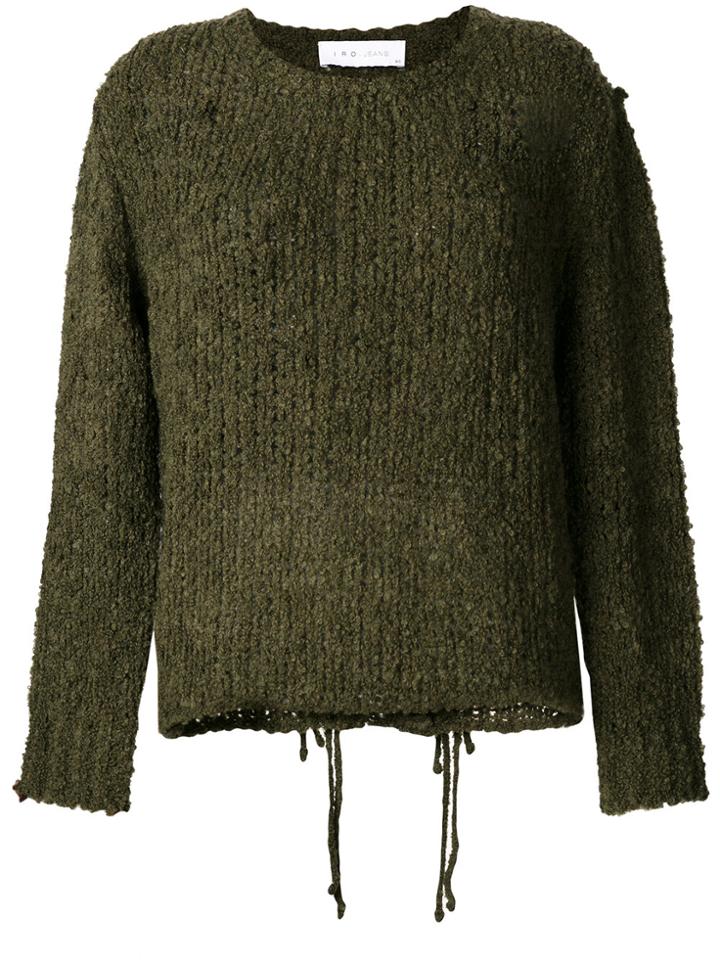 Iro Round Neck Jumper - Green