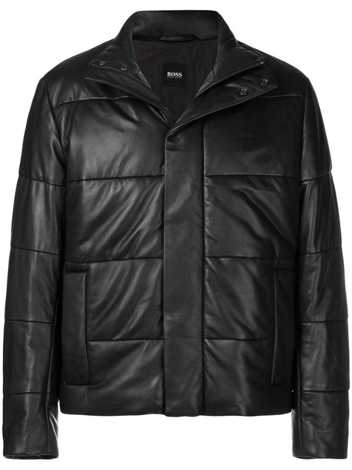 Boss Hugo Boss Quilted Buttoned Jacket - Black