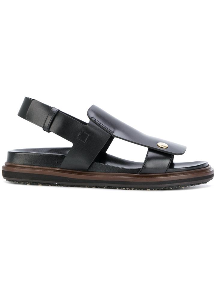 Marni Fussbett Sandals - Black