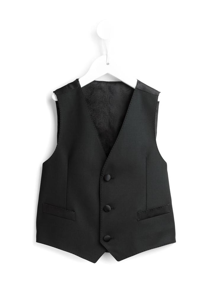 Dolce & Gabbana Kids Formal Waistcoat, Boy's, Size: 10 Yrs, Black