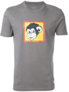 Paul Smith Jeans Monkey Print T-shirt, Men's, Size: M, Grey, Cotton