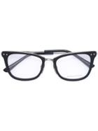 Bottega Veneta Eyewear Square Frame Glasses, Black, Acetate/metal (other)