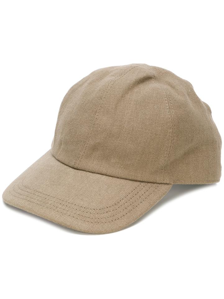 Eleventy Classic Baseball Cap - Nude & Neutrals