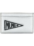 Miu Miu Patch Embellished Card Holder - Metallic
