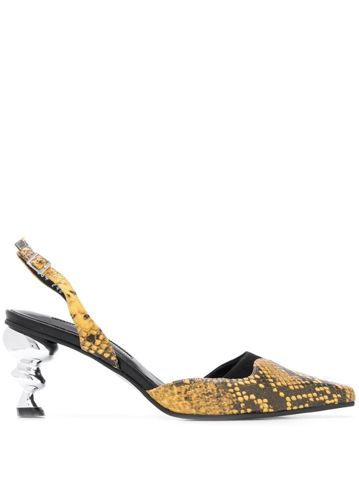 Yuul Yie Slingback Mules - Brown