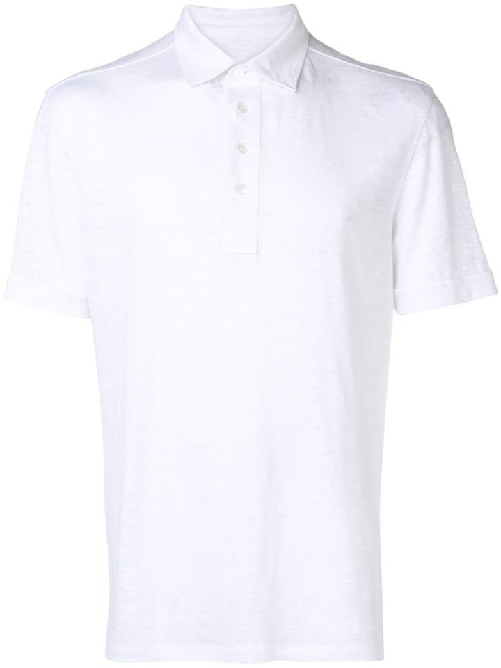 Ermenegildo Zegna Classic Polo Top - White
