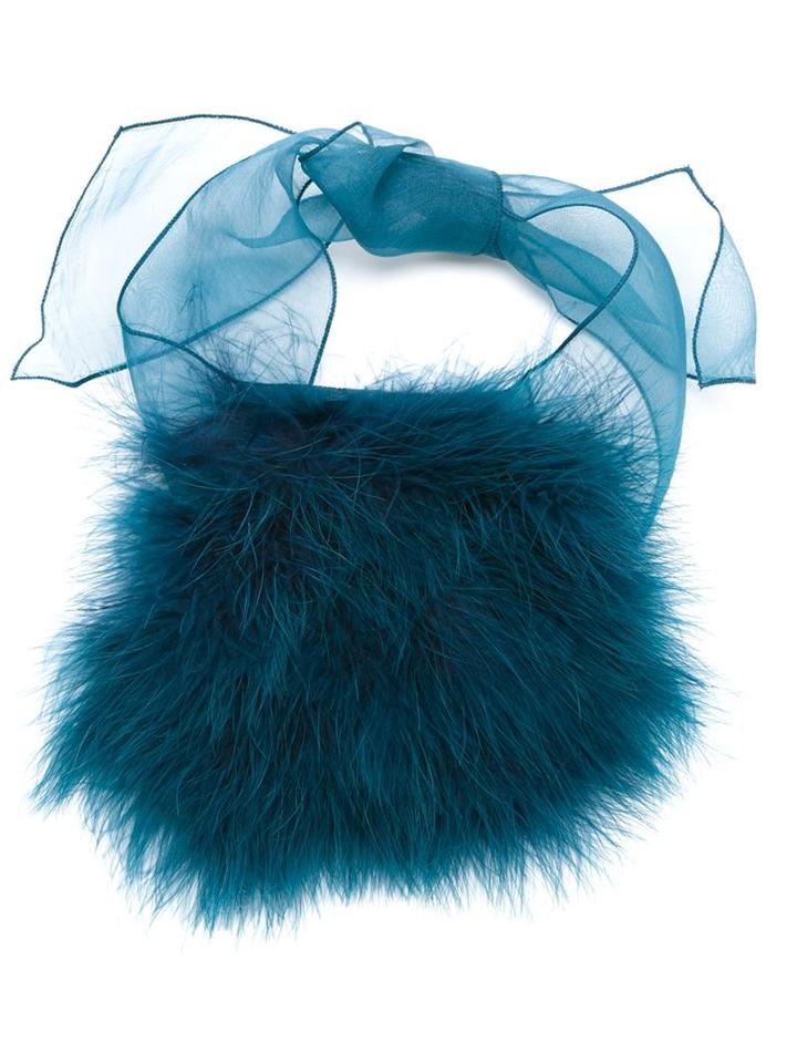 Sonia Rykiel Feather Down Bracelet, Women's, Blue