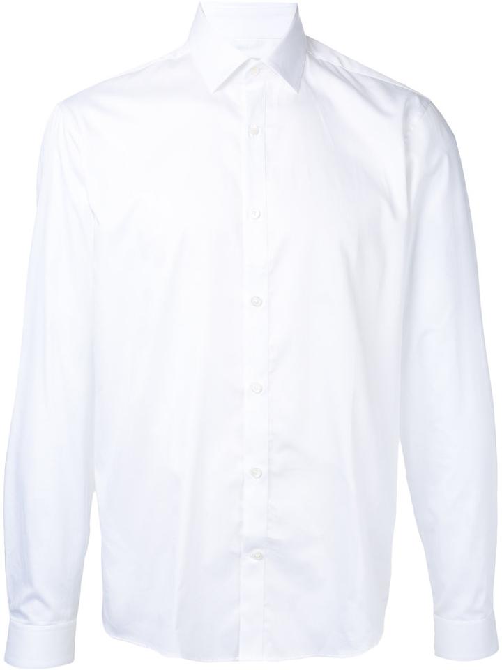 Cerruti 1881 - Plain Shirt - Men - Cotton - 42, White, Cotton