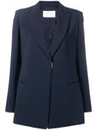 Sportmax Classic Single-breasted Blazer - Blue