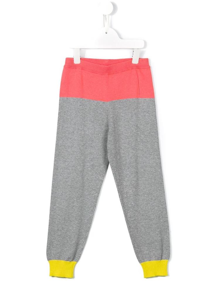 Stella Mccartney Kids Colour Block Trackpants, Girl's, Size: 8 Yrs, Grey