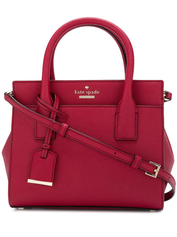 Kate Spade Small Logo Crossbody Bag - Red