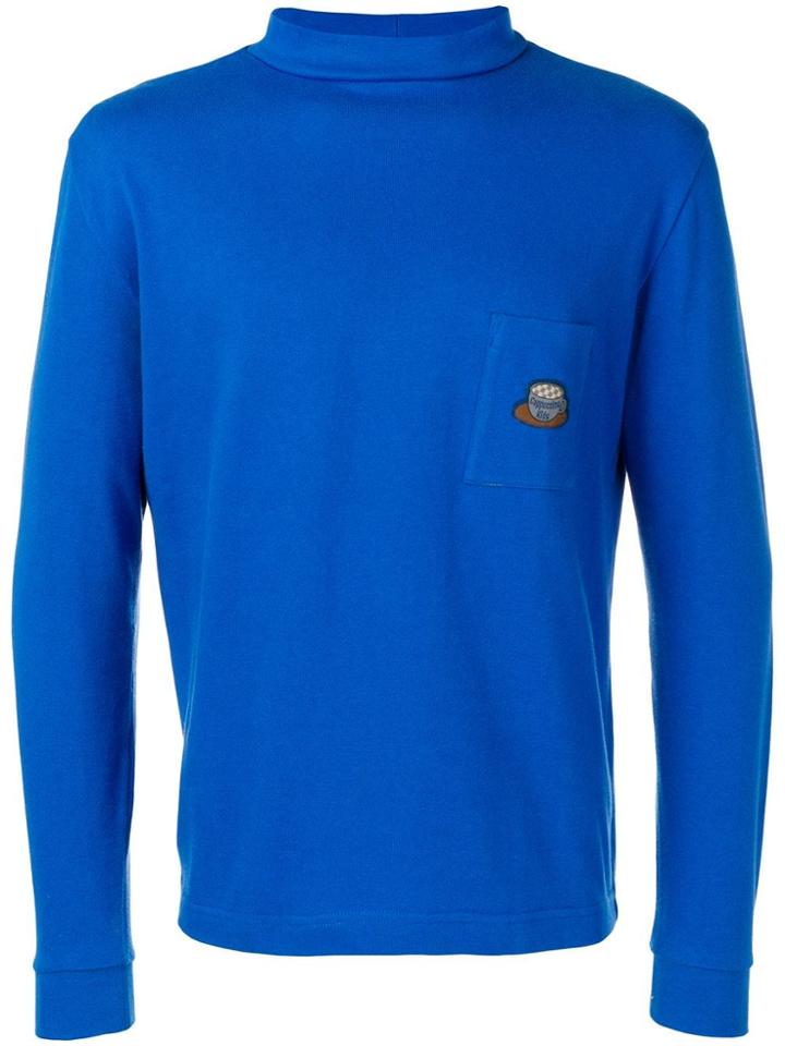 Anglozine Zine Longsleeved T-shirt - Blue