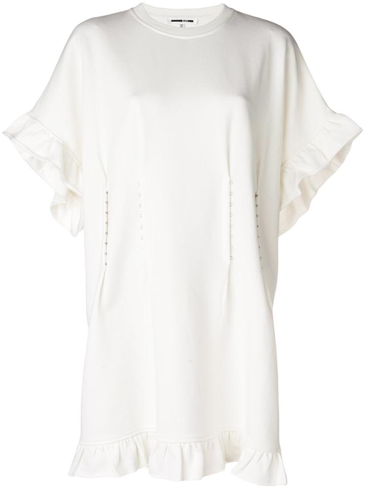 Mcq Alexander Mcqueen Hook Detail Dress - White
