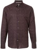 Gieves & Hawkes Printed Cotton Shirt - Brown