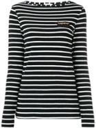Dondup Striped Logo Jersey - Black