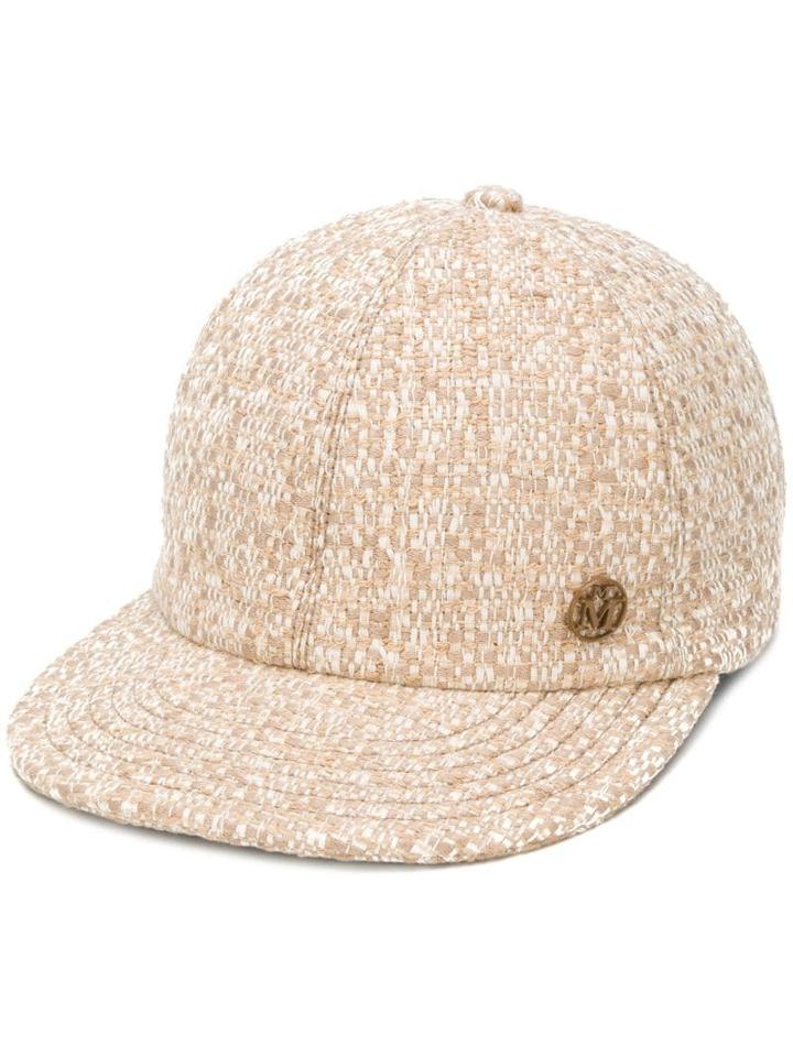 Maison Michel Hailey Baseball Cap - Brown