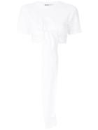 T By Alexander Wang Draped Cropped Top - White