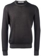 La Fileria For D'aniello Fine Knit Jumper, Men's, Size: 52, Brown, Virgin Wool