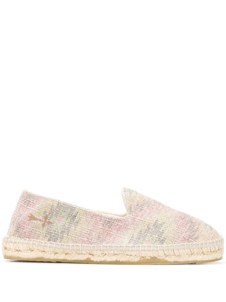 Manebi Aztec Print Espadrilles - Neutrals