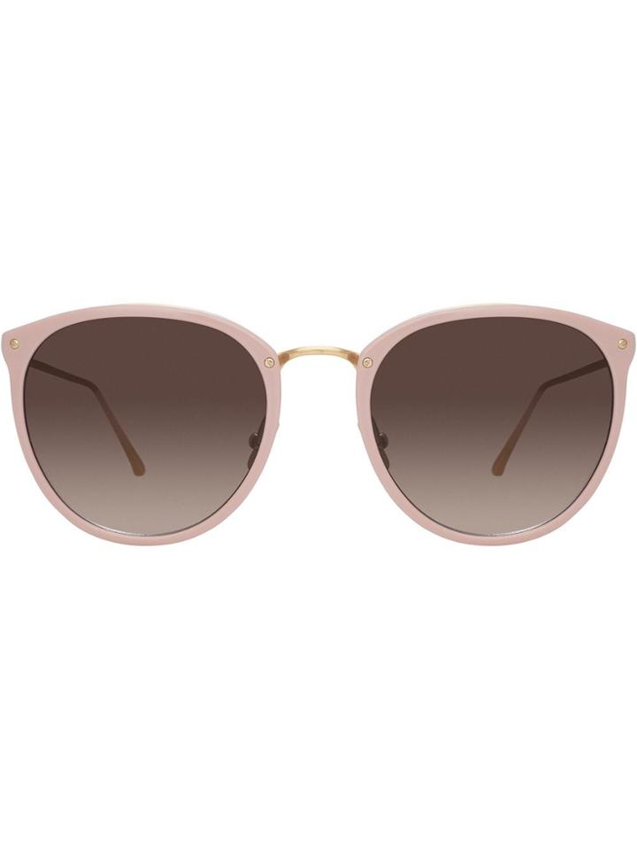 Linda Farrow Lfl251c63sun Cameo Pink Light Gold Dusk Grad