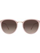Linda Farrow Lfl251c63sun Cameo Pink Light Gold Dusk Grad