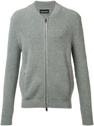 Exemplaire Motorcycle Teddy Jumper, Size: Medium, Grey, Cashmere